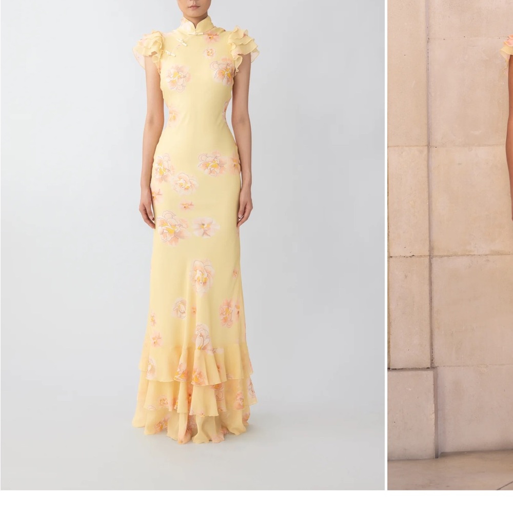 Sau Lee Floral Gown NWT